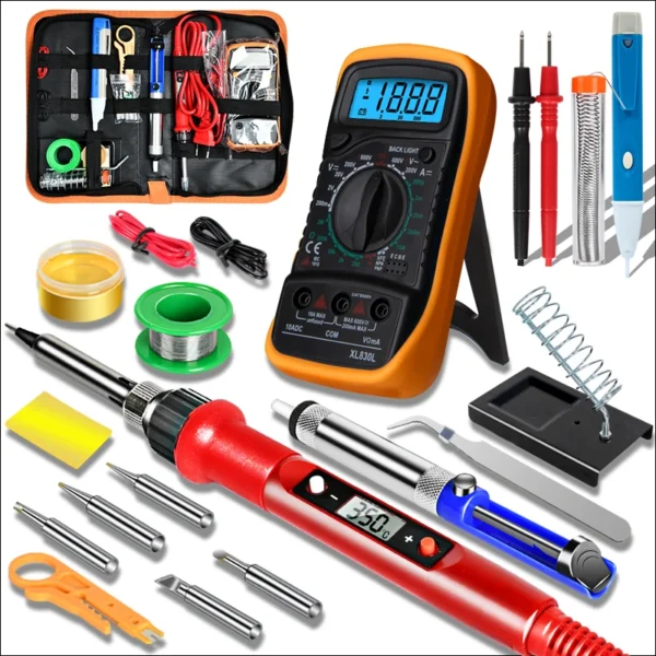 Jewelry Soldering Kit 110V 220V 80W with XL830L Multimeter Welding Tools