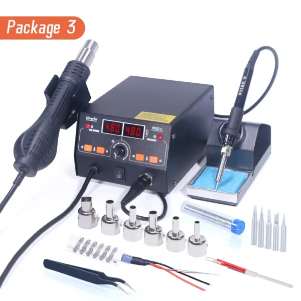 Silverflo 902D-II 750W Jewelry Soldering Kit & PCB Repair Station