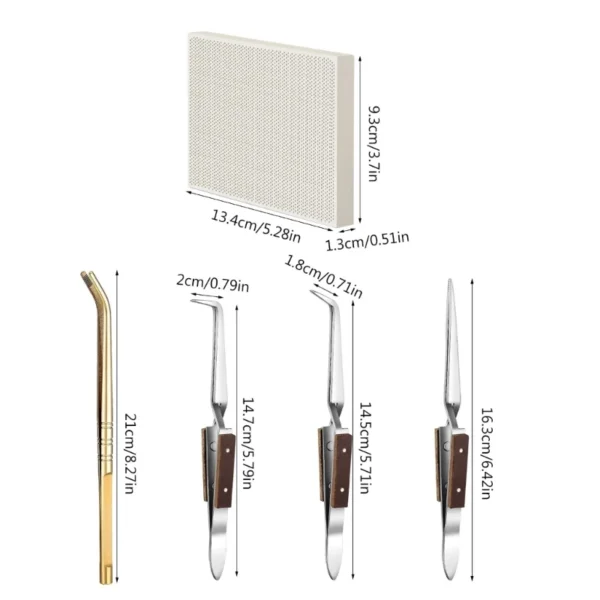 Jewelry Soldering Kit - Portable Set with Tweezers, Boards, and Iron for Precision - Image 2