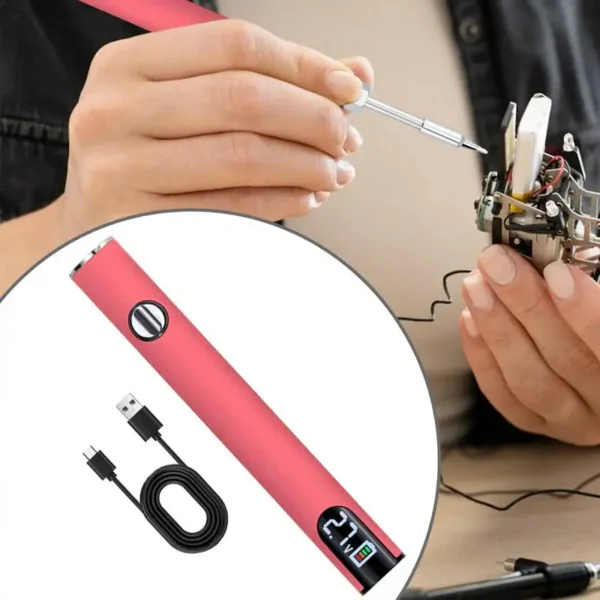 Jewelry Soldering Kit Rechargeable with Temperature Adjustment & LED Display - Image 3