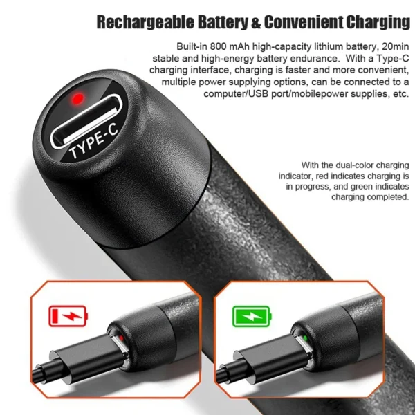 Jewelry Soldering Kit: USB Rechargeable Iron, 800mAh, Adjustable 300-450℃ - Image 6