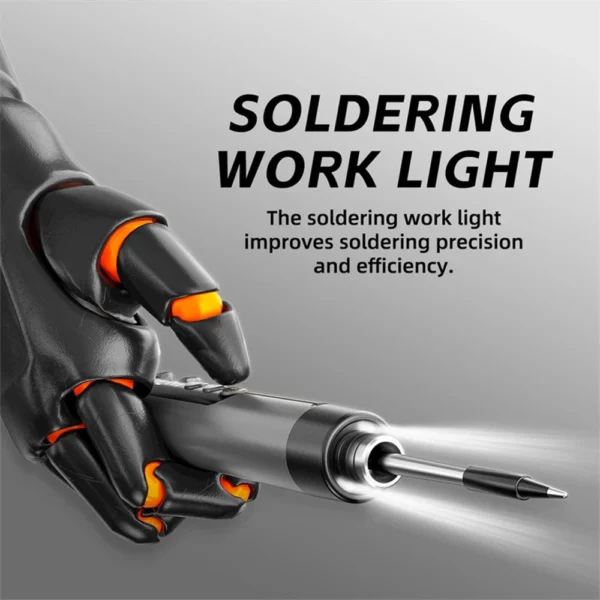 Jewelry Soldering Kit - Cordless USB Iron with LED Light - Image 3