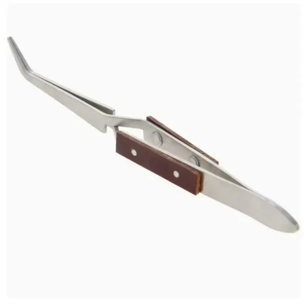 Jewelry Soldering Kit - Rebound Curved & Straight Tweezers with Selflock for Jewelry Repair - Image 3