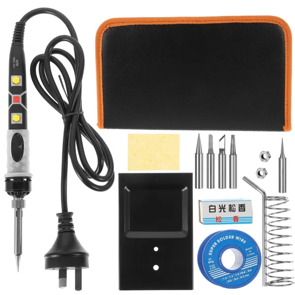 Jewelry Soldering Kit 80W Adjustable Temp, 10Pcs AU Plug - Image 6