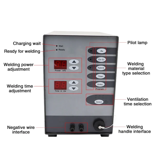 Jewelry Soldering Kit, CNC Spot Welder, 110/220V Pulse Welding - Image 2