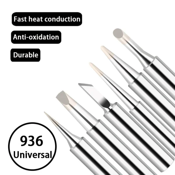 Jewelry Soldering Kit - 5pcs 900M-T Lead-Free Soldering Tips - Image 2