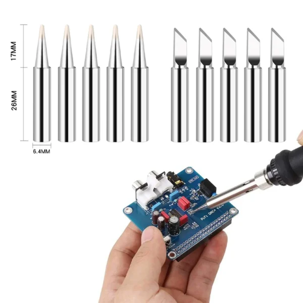 Jewelry Soldering Kit - 5pcs 900M-T Lead-Free Soldering Tips